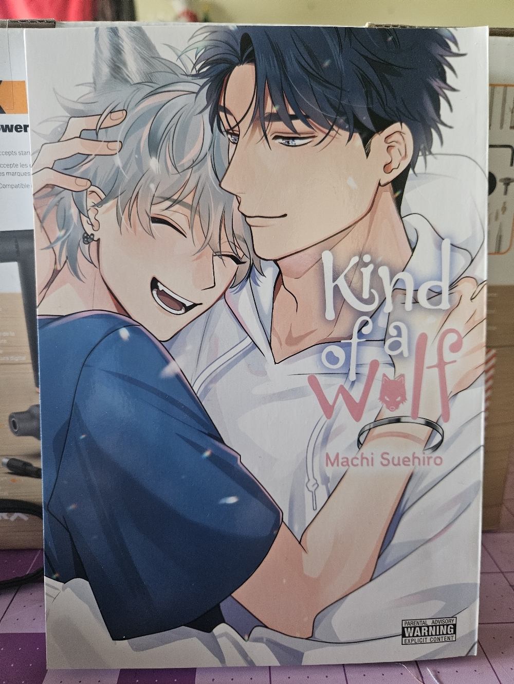 Kind of a Wolf Manga Cover — Blue & White